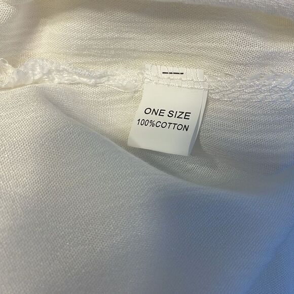 Embroidered Longsleeve Bohemian Coverup OS - Picture 7 of 7